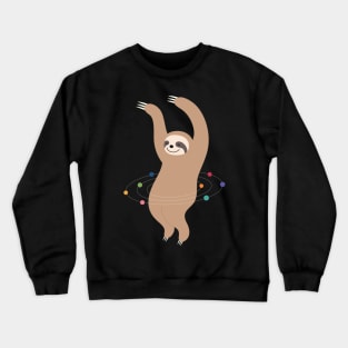 Sloth Galaxy Crewneck Sweatshirt